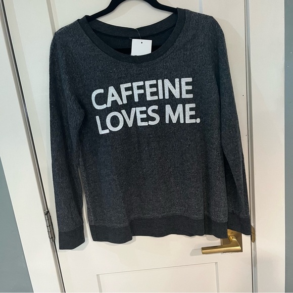 Chaser Tops - NWT Chaser Grey Fleece Graphic Sweatshirt Medium